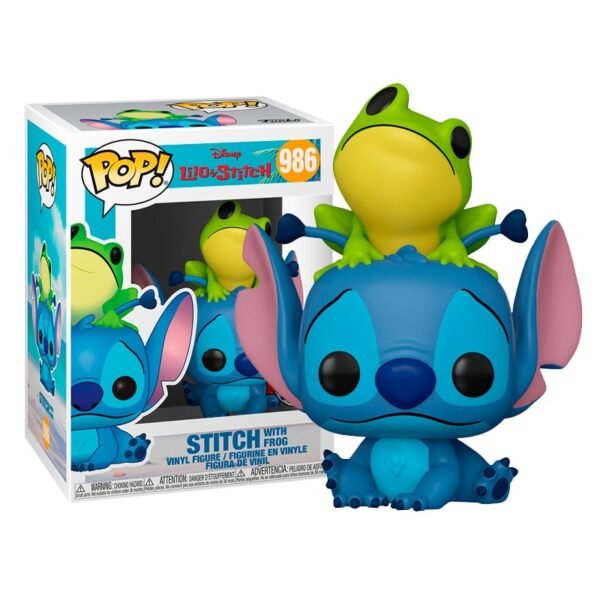 STITCH WITH FROG 986 Lilo & Stitch Disney