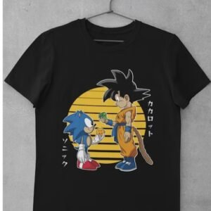 CAMISETA GOKU & SONIC