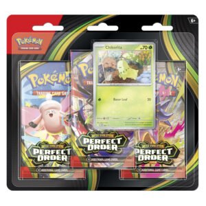 Pack 3 Sobres Pokemon TCG Perfect Order INGLÉS