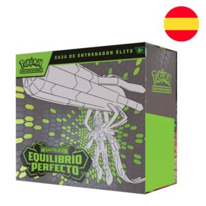 Estuche cartas Entrenador Elite Equilibrio Perfecto Pokemon TCG español.
