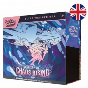 Estuche cartas Entrenador Elite Megaevolution Chaos Rising Pokemon TCG ingles