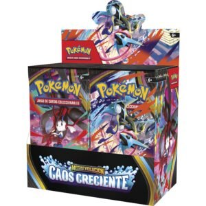 Sobre cartas Caos Creciente Megaevolucion Pokemon TCG español