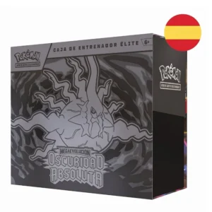 Estuche cartas Entrenador Elite Oscuridad Absoluta Megaevolucion ETB Pokemon Español