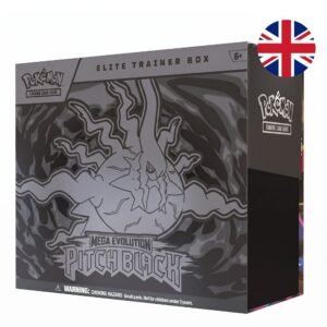 Estuche cartas Entrenador Elite Oscuridad Absoluta Megaevolucion ETB Pokemon Inglés