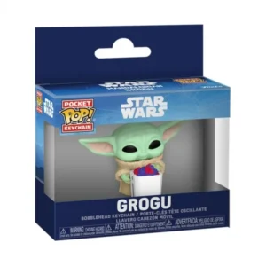 POP! Keychain GROGU WITH SNACK Star Wars Mandalorian